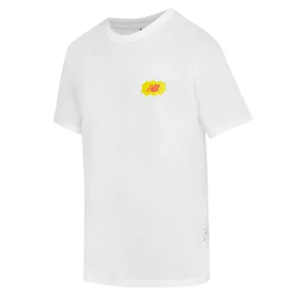 new balance white reinvented cotton t-shirt