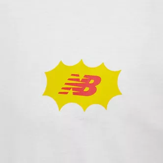 new balance white reinvented cotton t-shirt