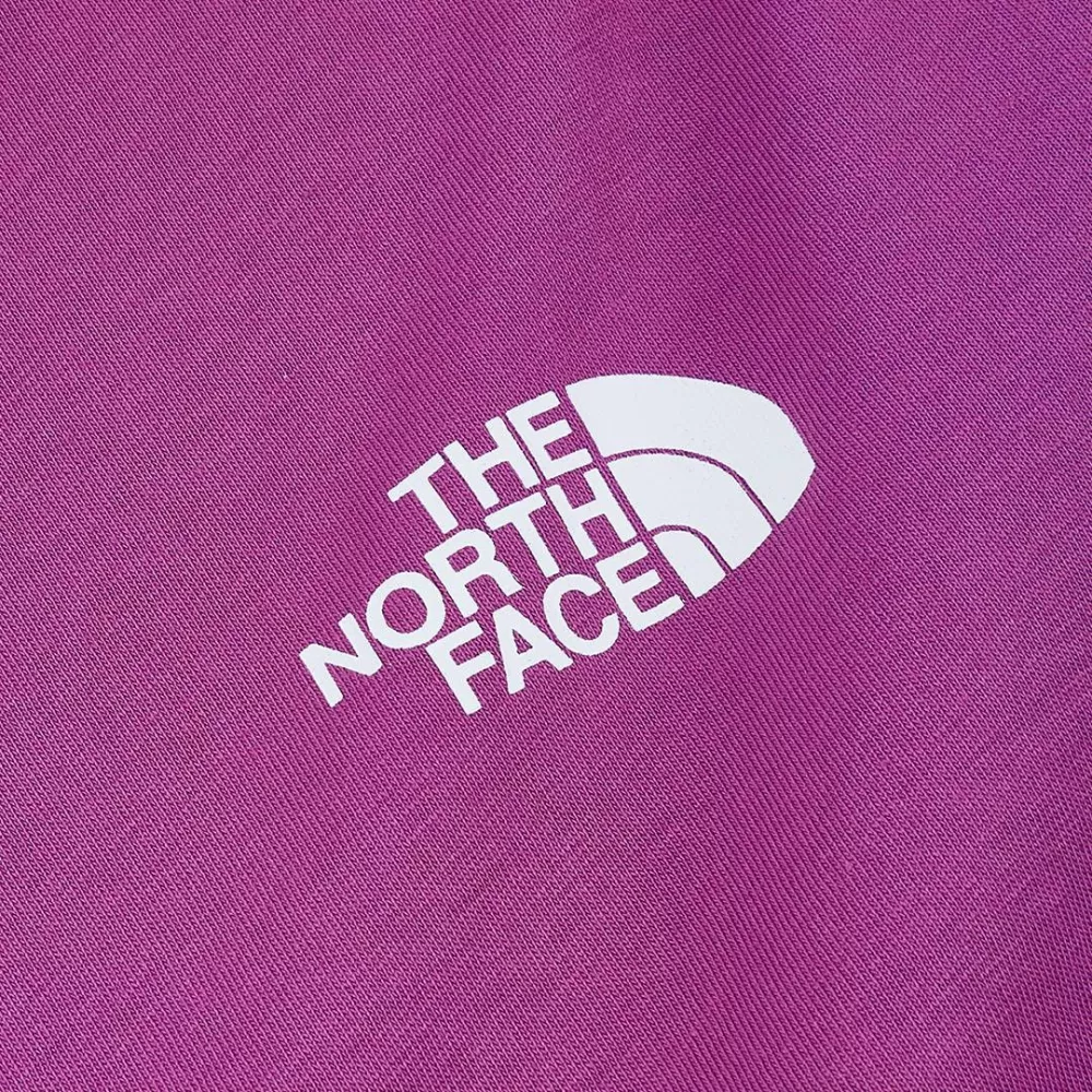 the north face purple heart logo t-shirt