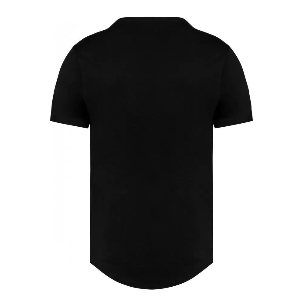 men's t-shirt bottom rounded head booy 155g black
