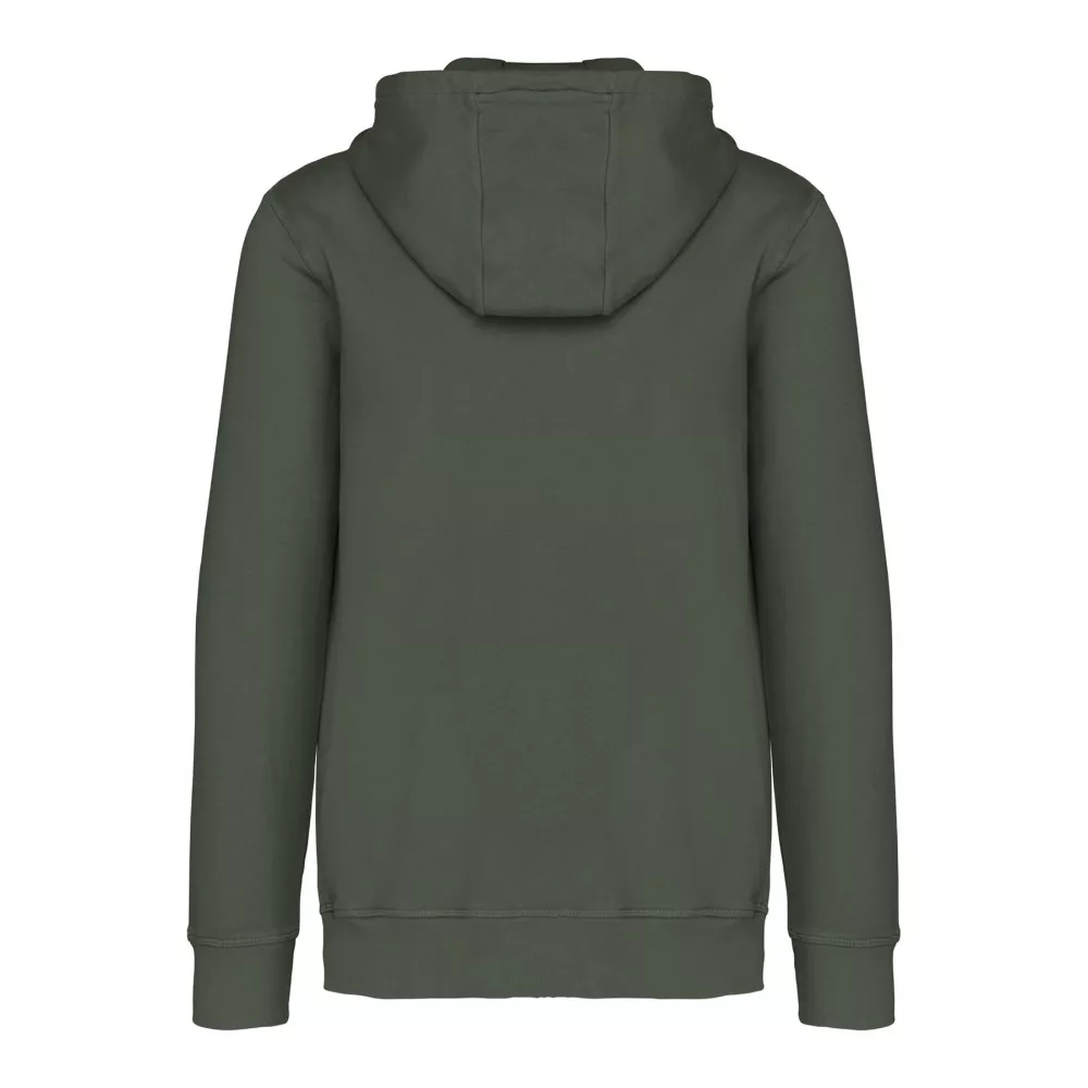 booy unisex hooded zip sweatshirt dark green