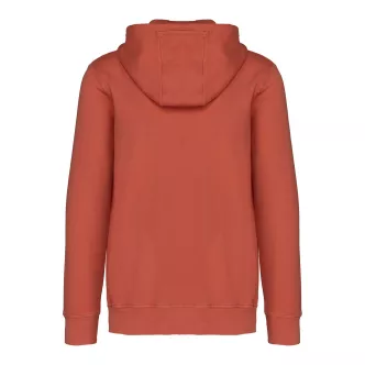 unisex booy hoodie with zip brick 