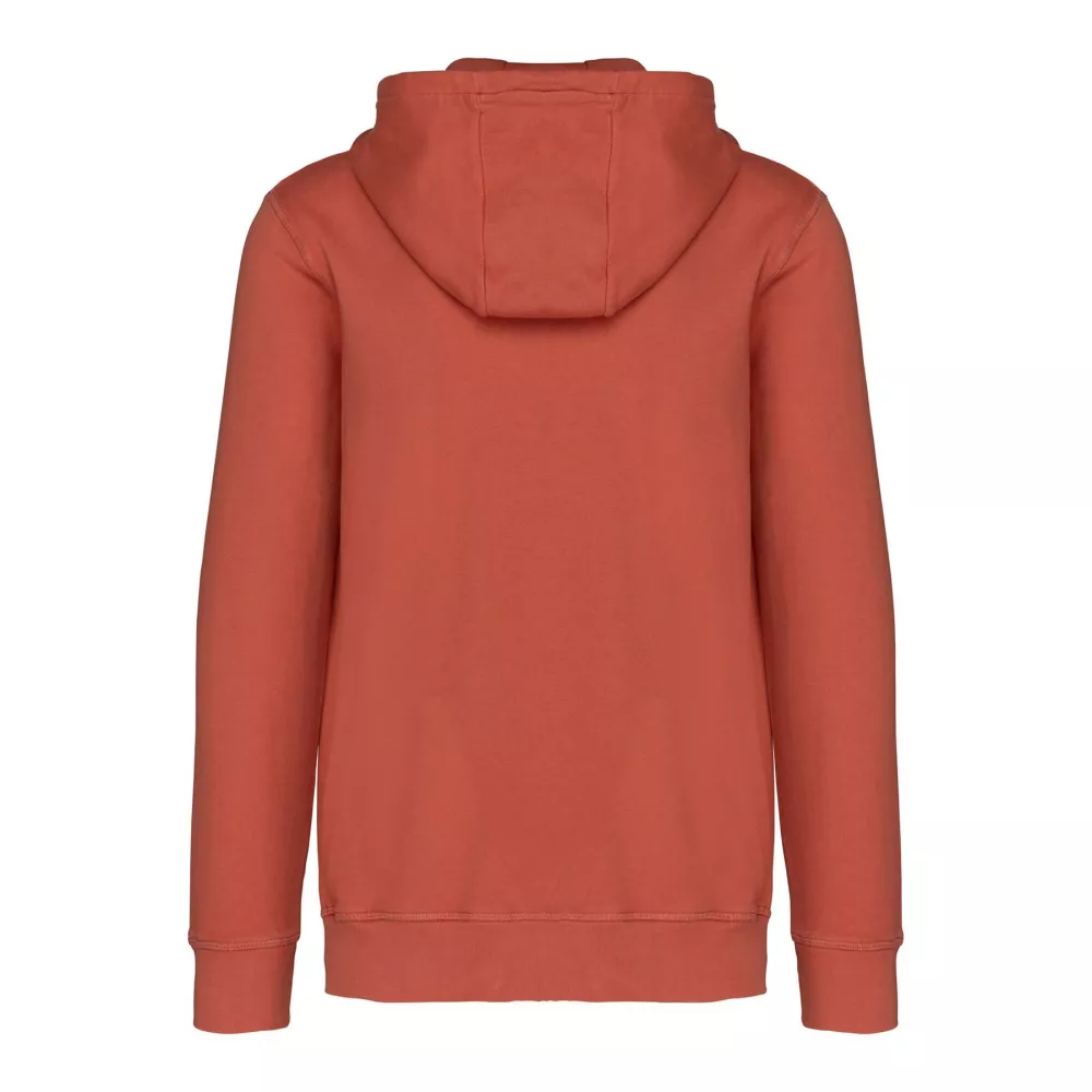 unisex booy hoodie with zip brick 