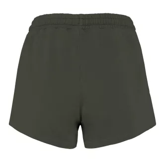 green booy woman shorts