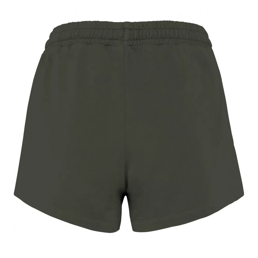 green booy woman shorts