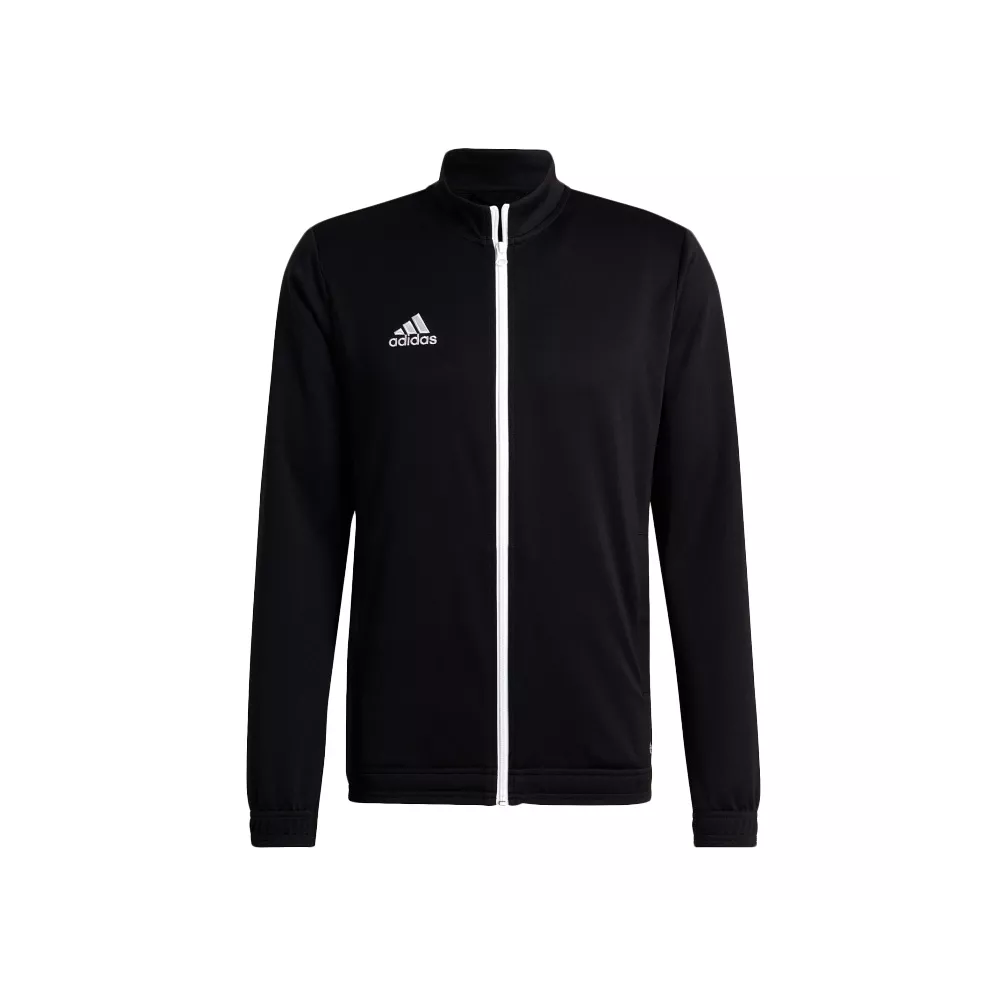 adidas black full zip tracksuit