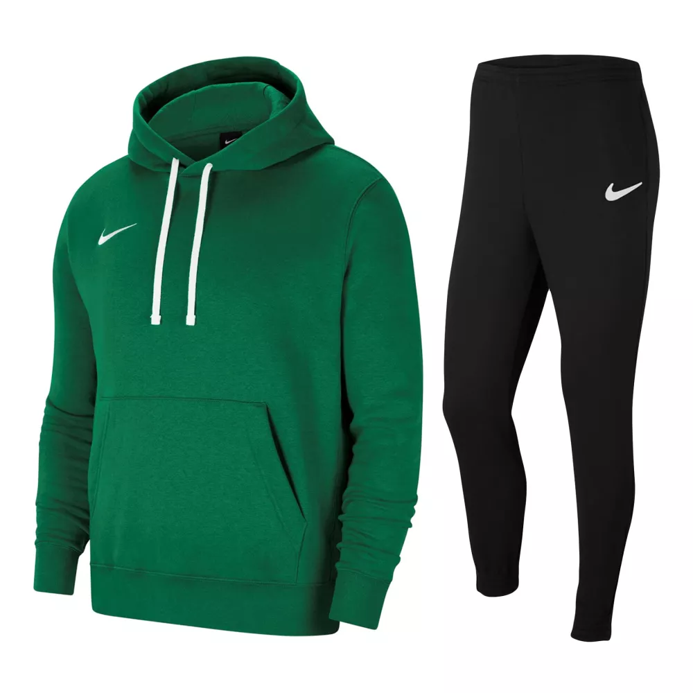 tuta nike blu felpata full zip con cappuccio