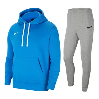 Tuta felpata Nike con con cappuccio blu royal