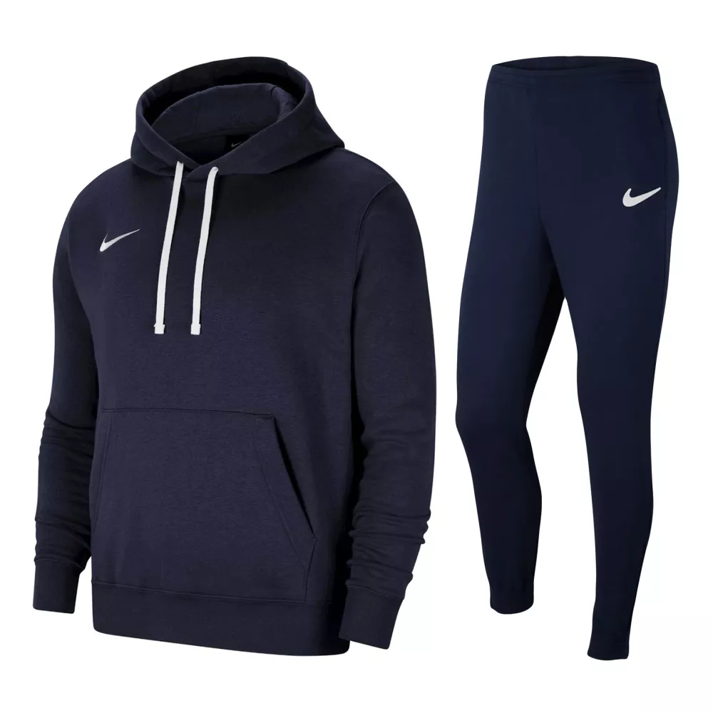 Tuta felpata Nike con con cappuccio blu