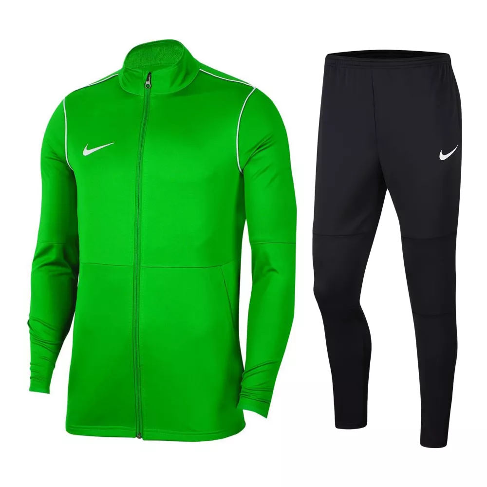 tuta nike park ful zip bianca e nera