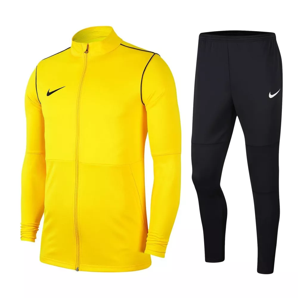 tuta nike park ful zip bianca e nera