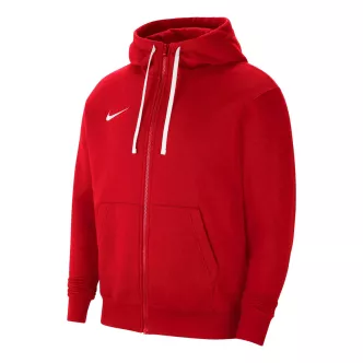 tuta nike felpata rossa full zip con cappuccio