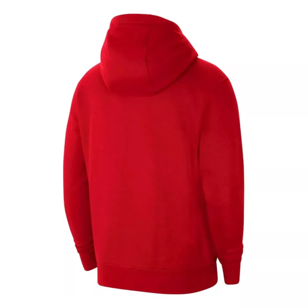 tuta nike felpata rossa full zip con cappuccio