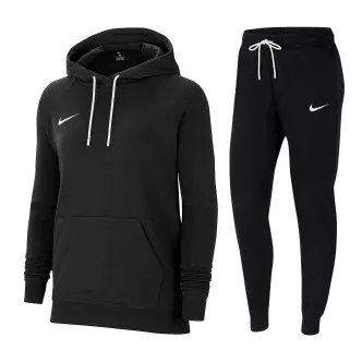 Nike women's black sweatshirt tracksuit with hood