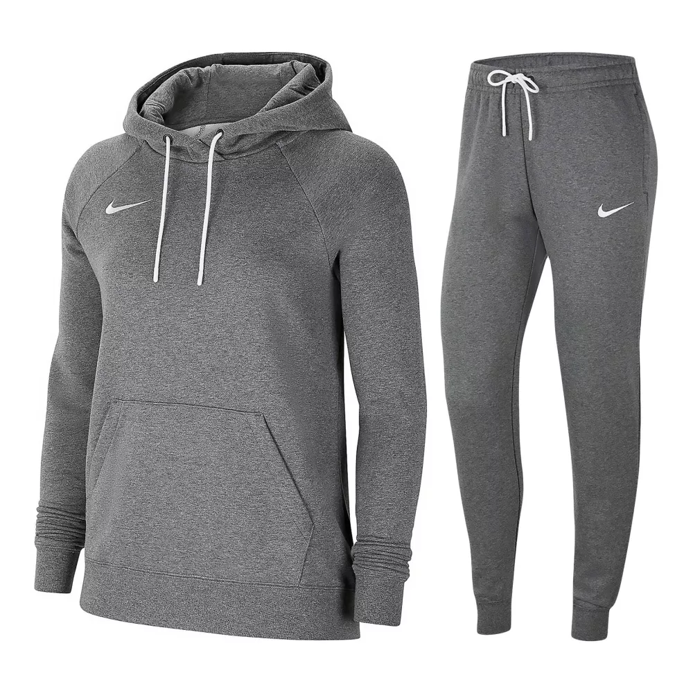 Nike women's gray sweatshirt tracksuit with hood