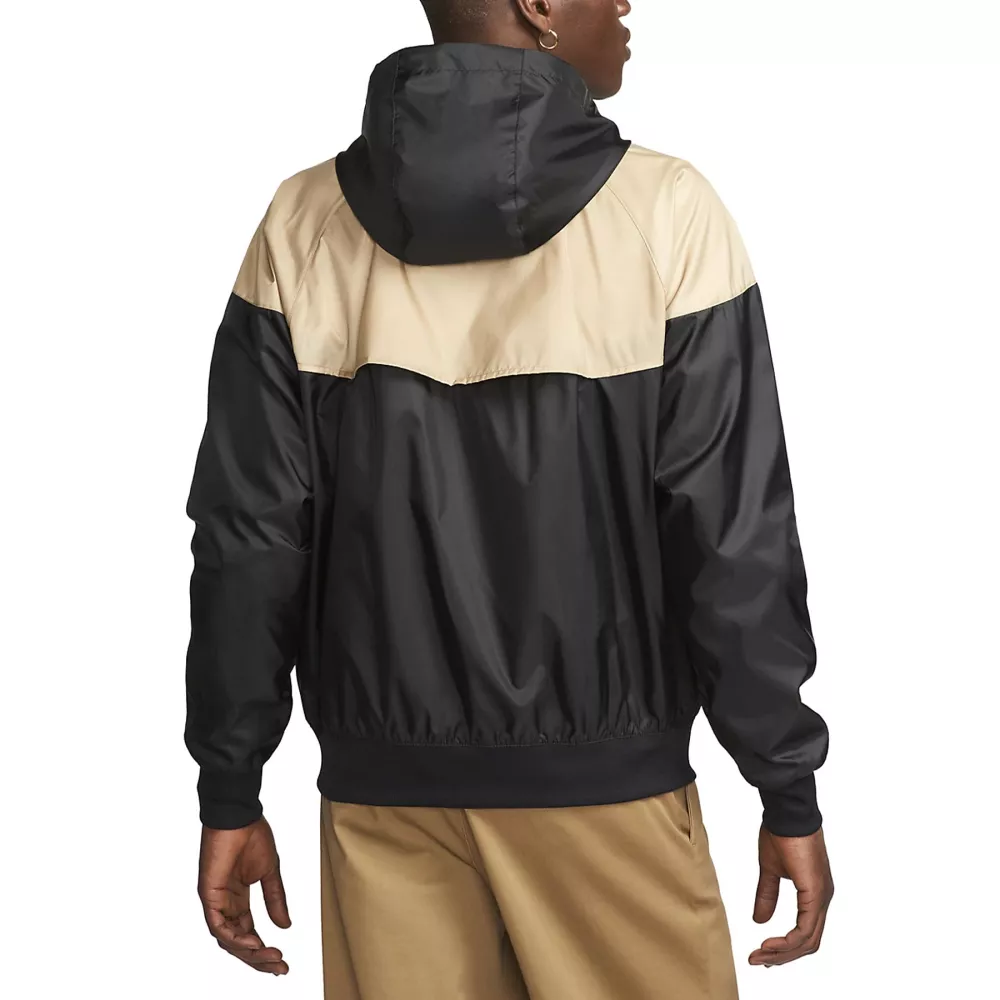 gold nike sportswear windproof jacket