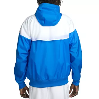 giacca antivento nike sportswear azzurra