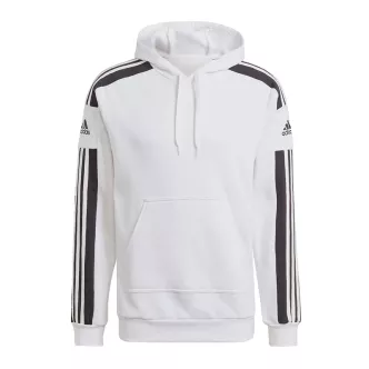 tuta felpata con cappuccio sweat adidas bianca