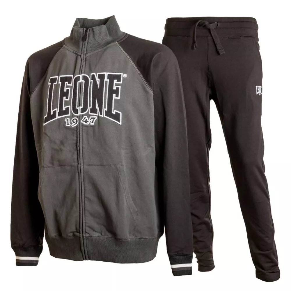 tuta athletic stuff Leone 1947 nero/grigia