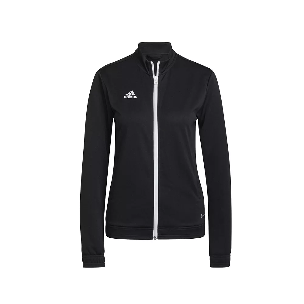 adidas black women's full zipper jacket