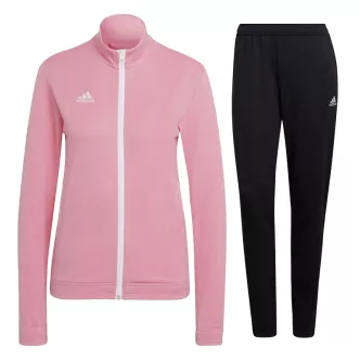 Women's Pink adidas full zip tracksuit