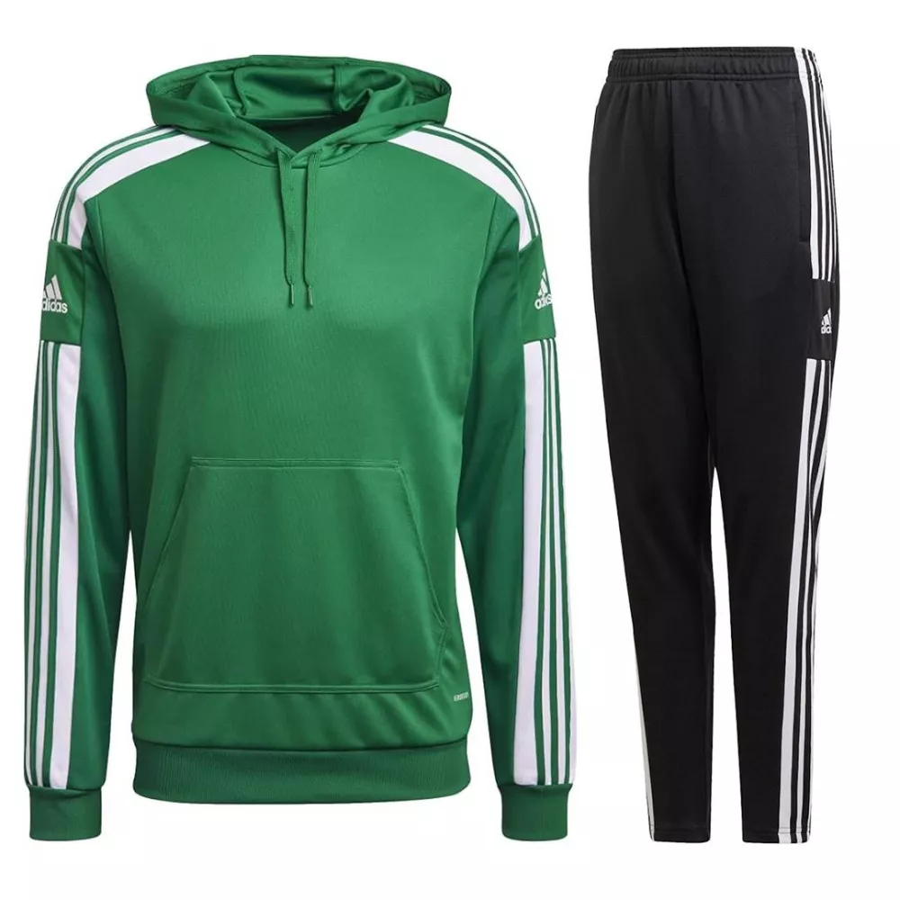 Adidas Men's Green Hoodie