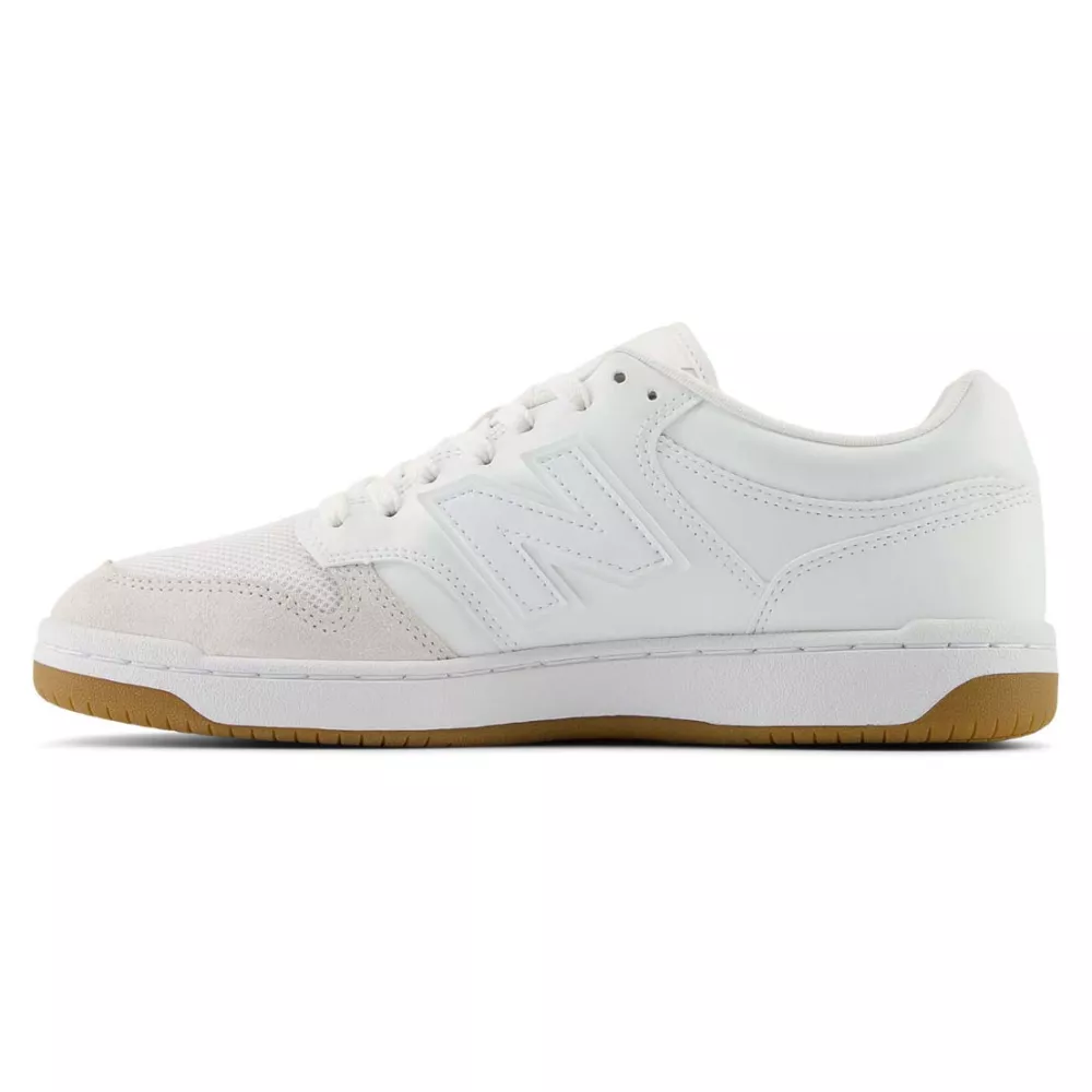 scarpa unisex new balance sneakers 480 bianco e beige