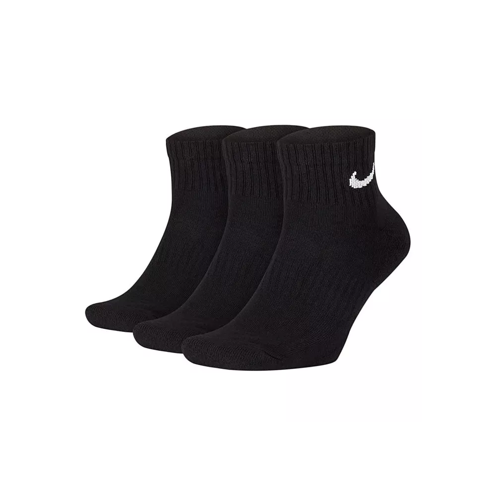 Nike Black Everyday 3 pair ankle Socks