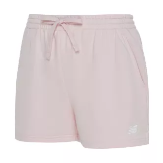 New Balance French Terry pink woman shorts