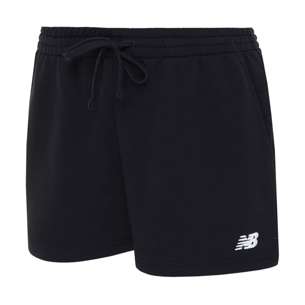 New Balance French Terry black woman shorts