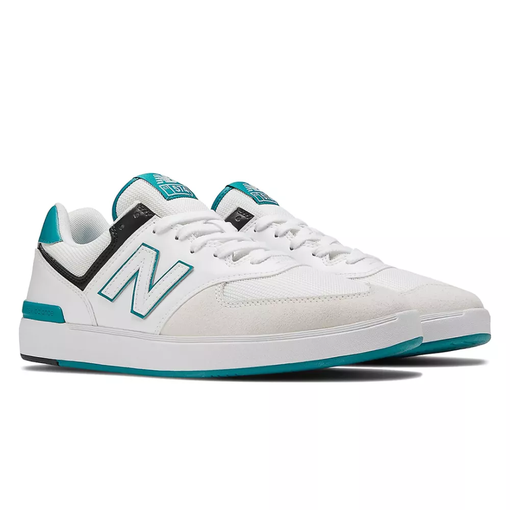 new balance 574 white unisex shoes