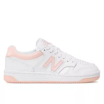 unisex lifestyle shoe new balance 480 white and pink