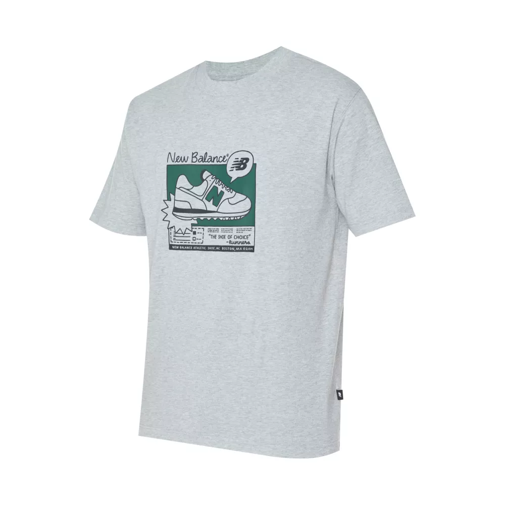 New Balance Relaxed Athletic Grey t-shirt