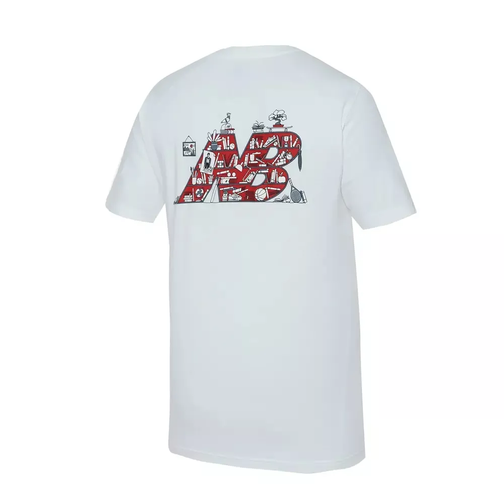 New Balance Bookshelf t-shirt white