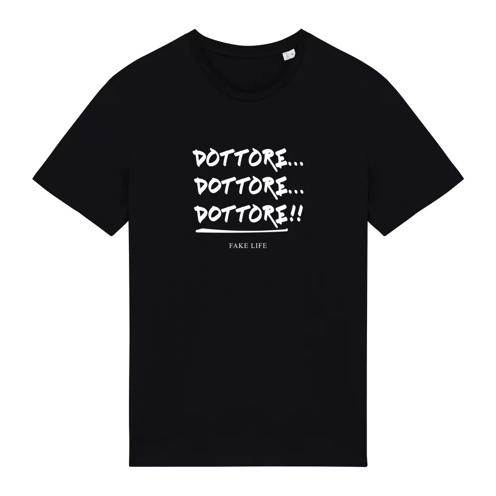 "Dottore.. Dottore!" black t-shirt