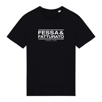 fessa e fatturato unisex black t-shirt 