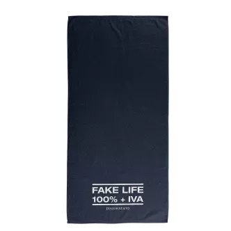 Fake Life beach towel