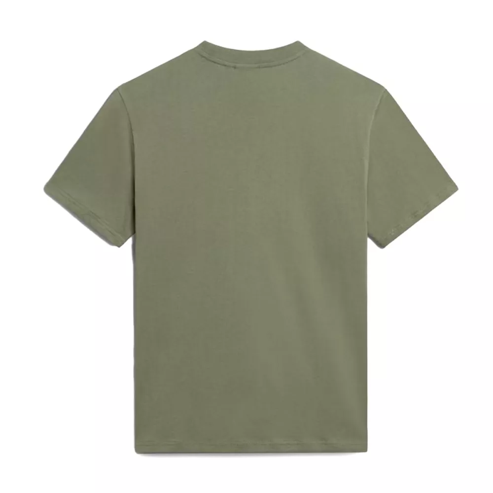 T-shirt verde  da uomo Napapijri