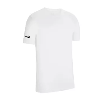 t-shirt bianca nike swoosh su manica