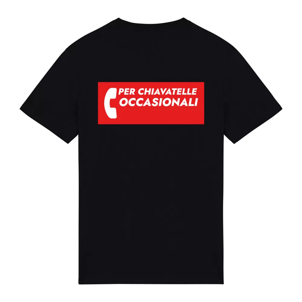 "Chiavatelle occasionali" black t-shirt