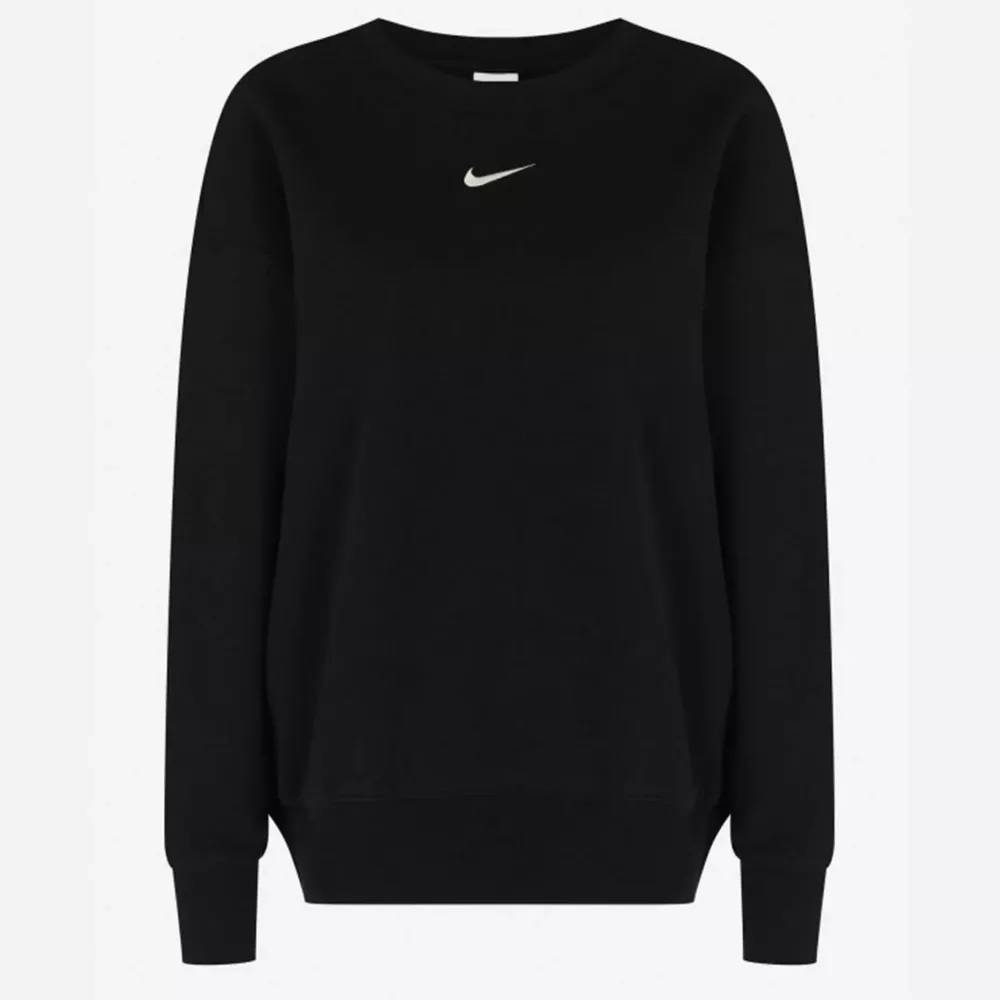 felpa girocollo nike oversize donna nero